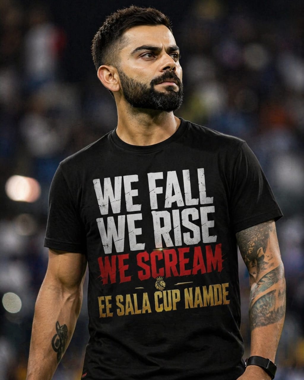 EE SALA CUP NAMDE  – Cricket Fan Oversized T-Shirt